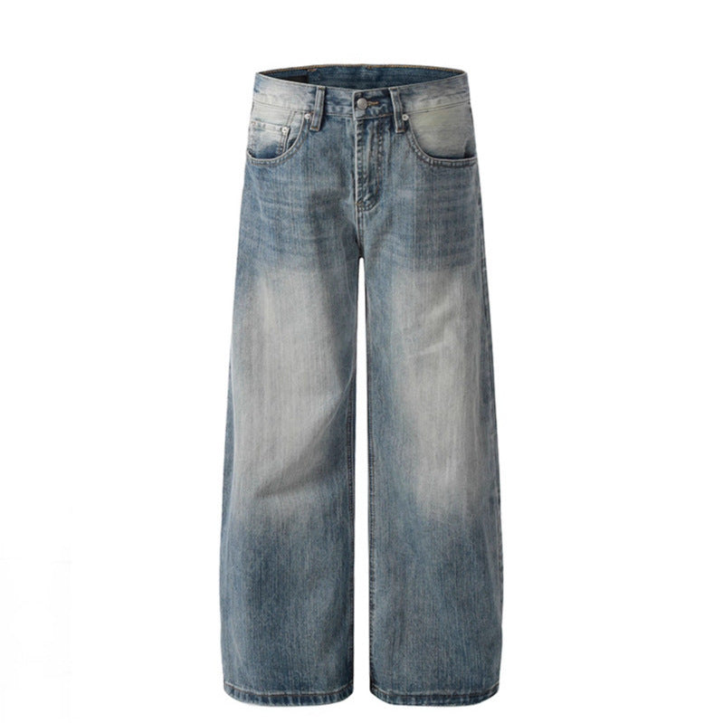 Washed Bamboo Bent Jeans - Premium Japanese Denim