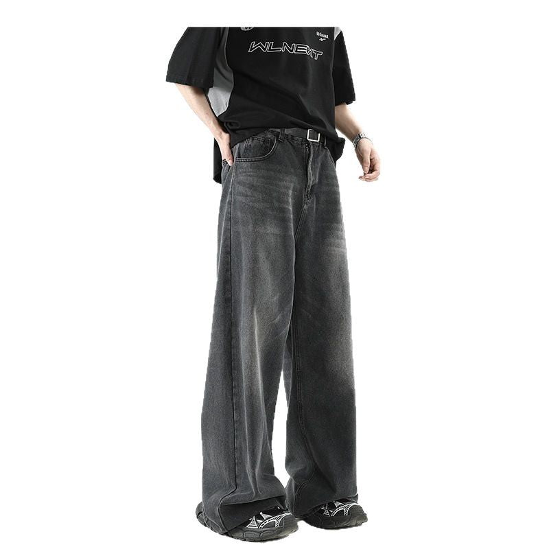 Loose Straight Tube Versatile Casual Floor Length Pants