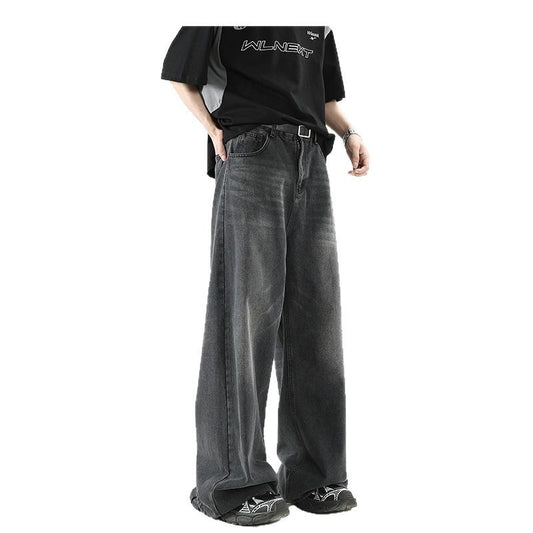 Loose Straight Tube Versatile Casual Floor Length Pants