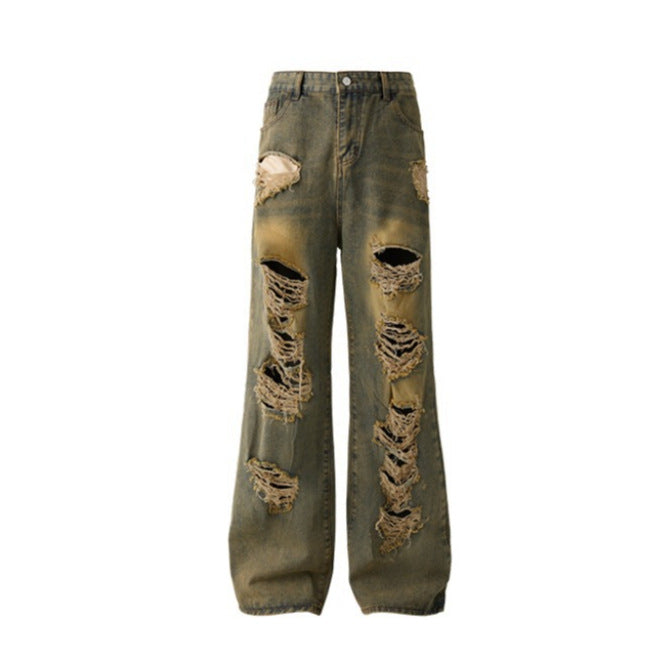 Cowboy Loose Design Vibe Beggar Pants for Men and Women