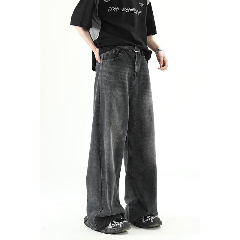 Loose Straight Tube Versatile Casual Floor Length Pants