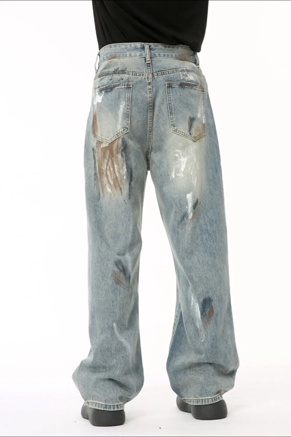 Premium Baggy Jeans with Pockets - Japanese Denim