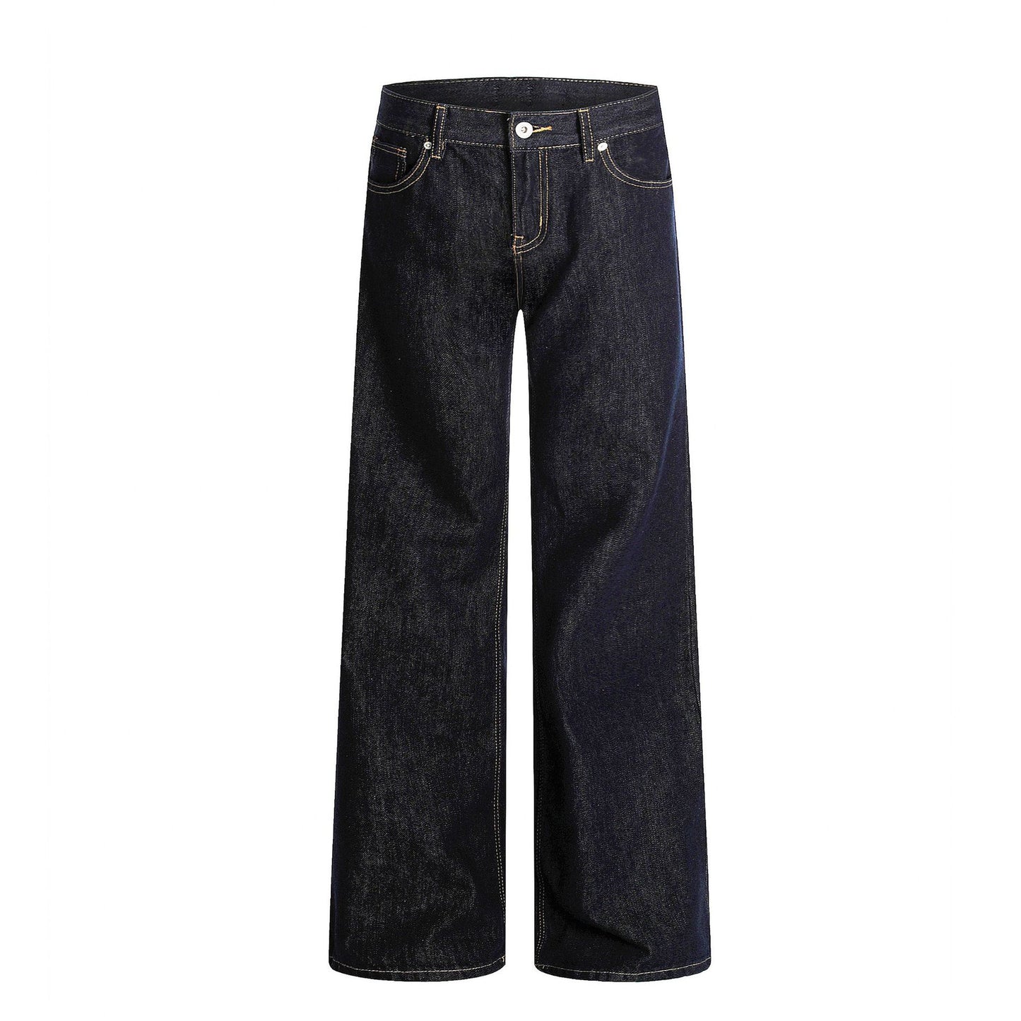 Premium Blue Flared Jeans for Women with Visible Stitching