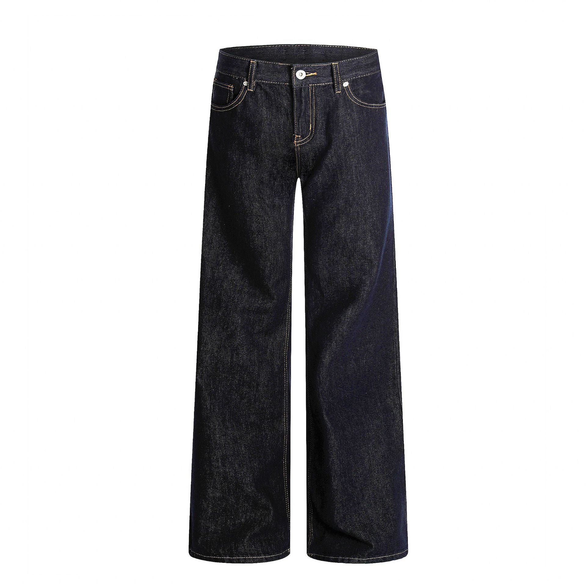 Premium Blue Flared Jeans for Women with Visible Stitching