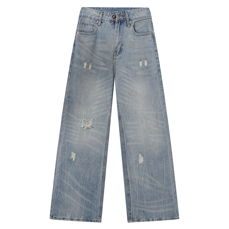 High Waist Loose Fit Flare Trousers for Pear-Shaped Figures