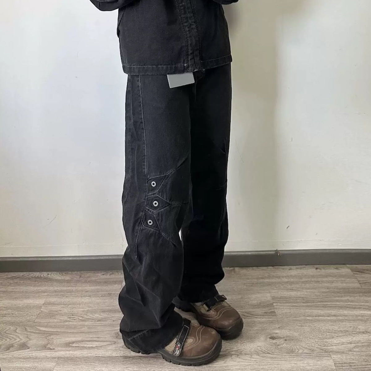 Hip Hop Street Jeans Wide Leg Pants - Premium Japanese Denim