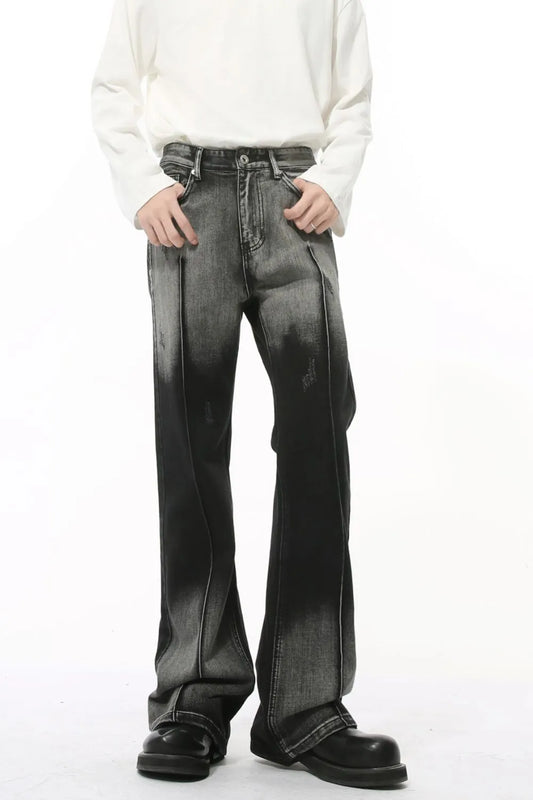 Pocketed High Waist Jeans - Premium Japanese Denim