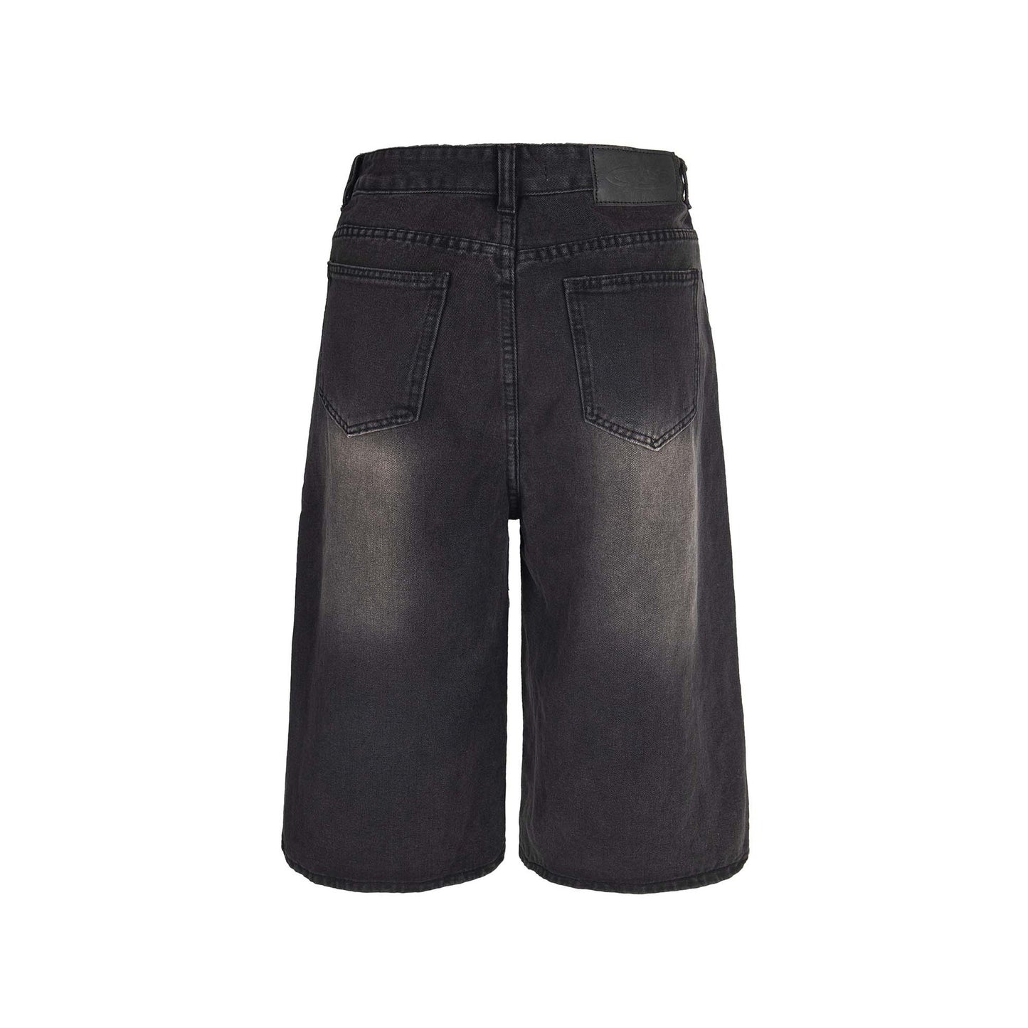 High Street Distressed Denim Shorts - Unisex Loose Fit