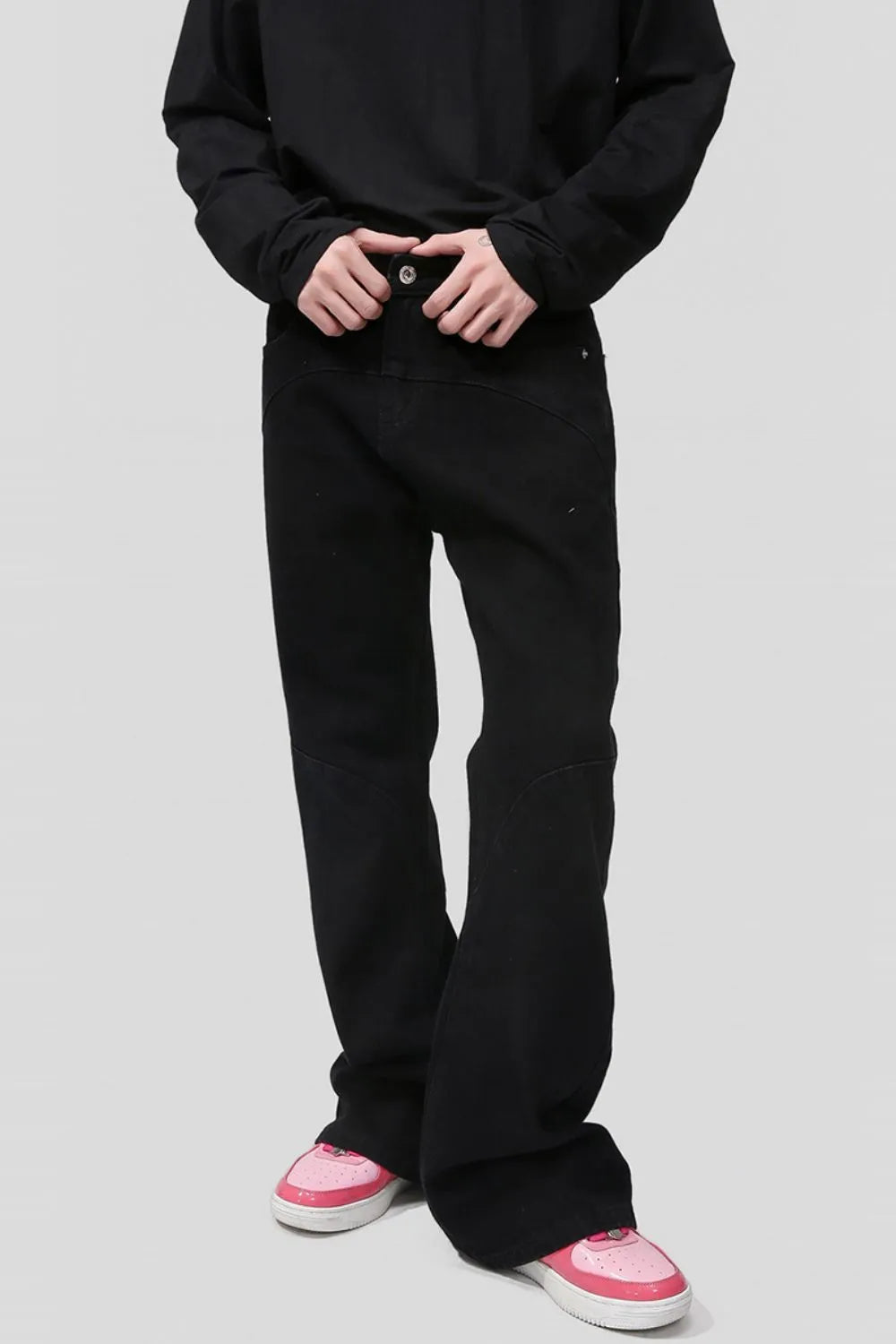 Mid Rise Jeans with Pockets - Premium Japanese Denim