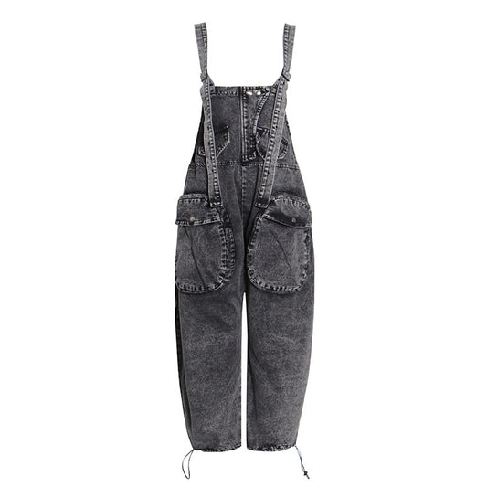 Trendy One-Piece Jeans - Spring New Loose Version with Large Pockets
