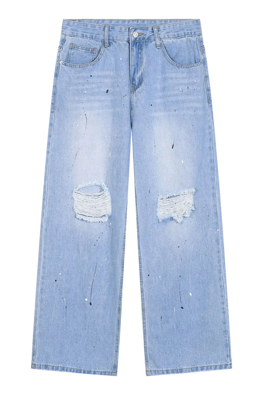 Premium Distressed Jeans with Pockets