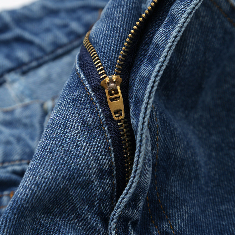 Women's Street Fashion Denim Wide-leg Pants